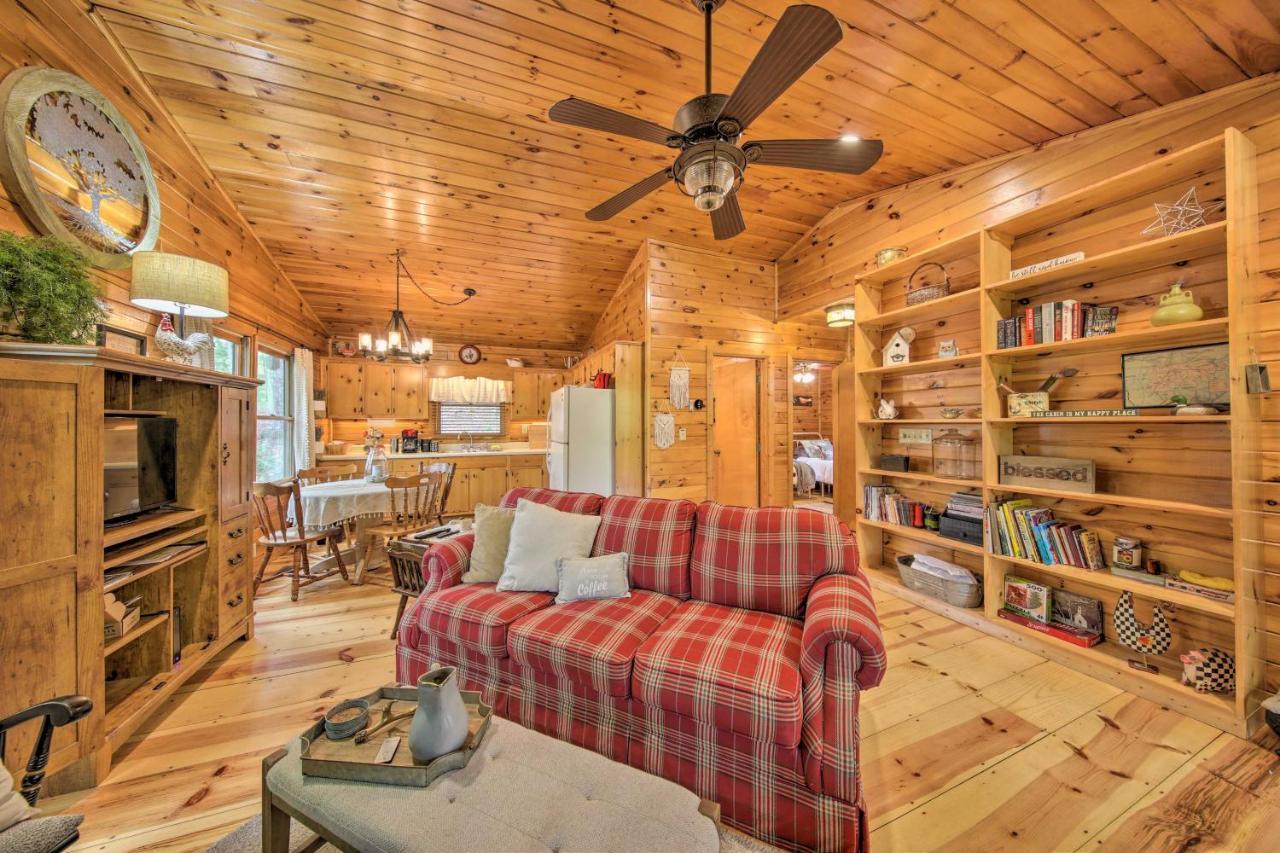 Peaceful Blue Ridge Cabin With Decks And Fire Pit 外观 照片